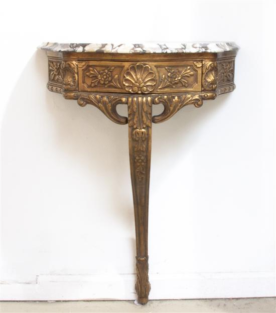  An Italian Giltwood Console Table 1523e4