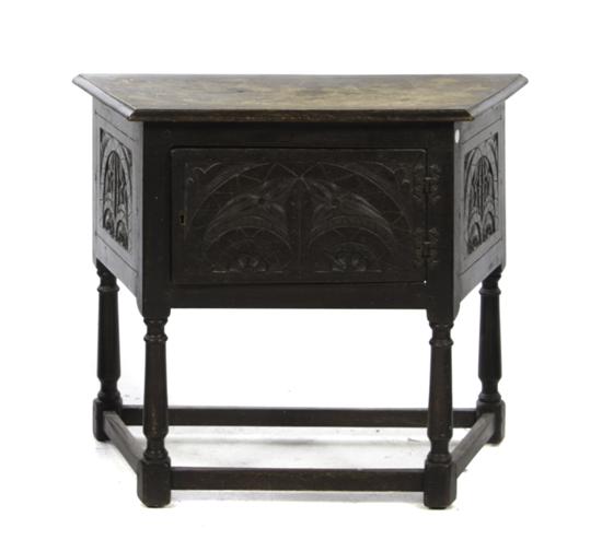  An Arts and Crafts Oak Console 152406