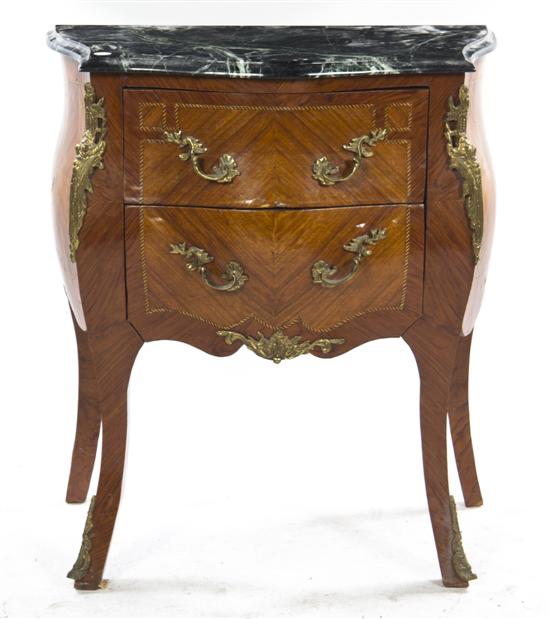  A Louis XV Style Bombe Form Commode 1523ff