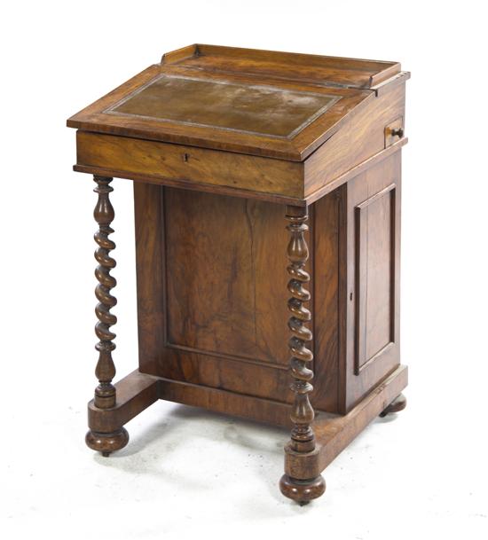 * A Victorian Davenport Desk of