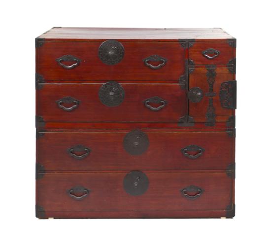 * A Japanese Tansu Chest in two