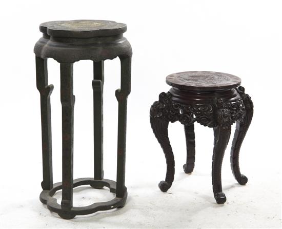  A Chinese Lacquered Pedestal 152422