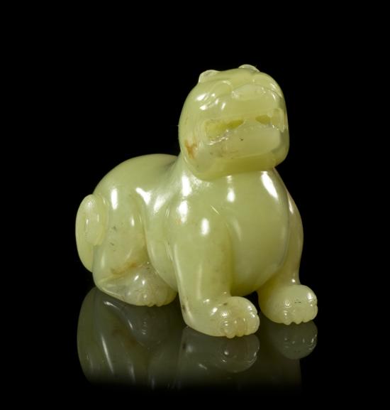 A Yellow Jade Tiger Form Toggle of even