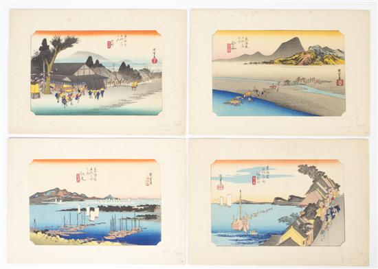  Nine Japanese Woodblock Prints 15247f