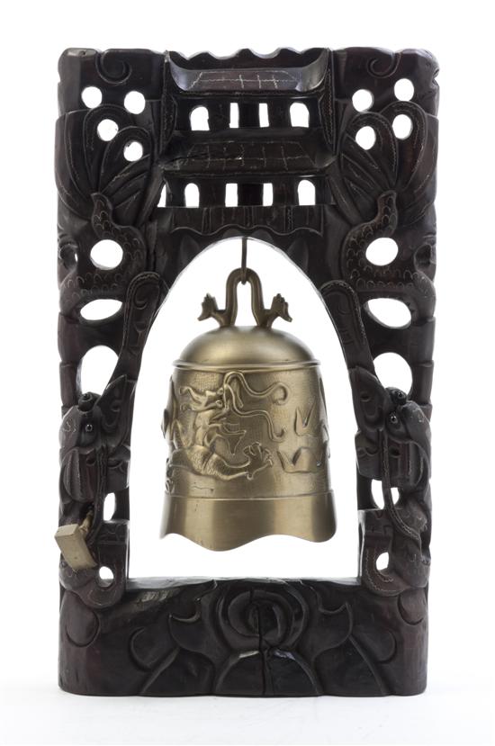 An Chinese Bronze Bell having a 15249b
