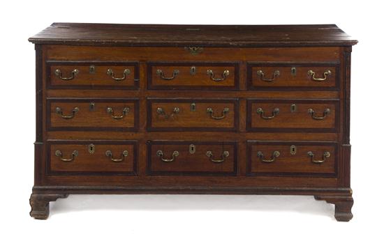 An English Oak Mule Chest the rectangular 152510