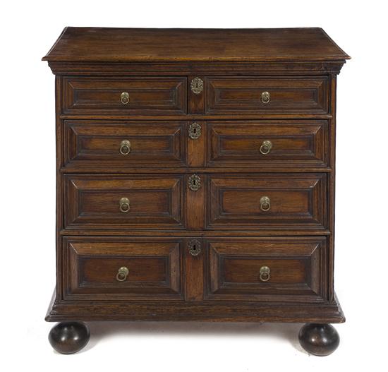 A Charles II Oak Chest of Drawers 152515