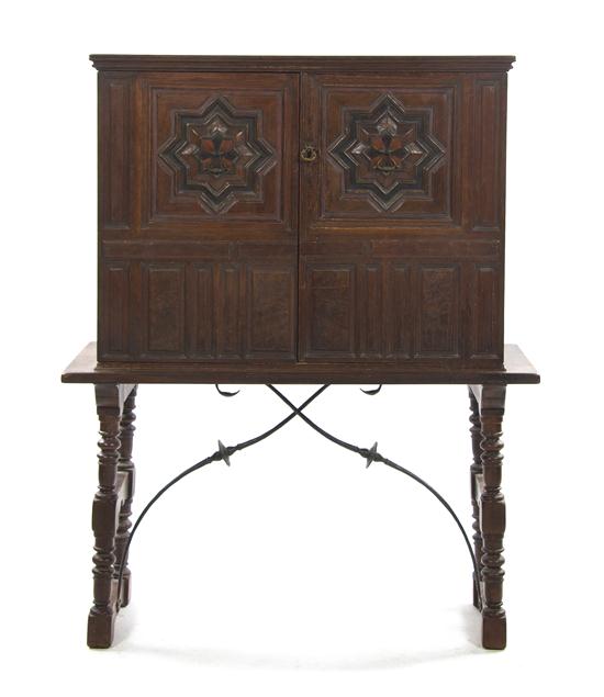 * A Charles II Style Cabinet on