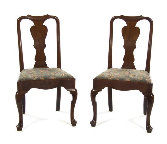 A Pair of George I Walnut Side