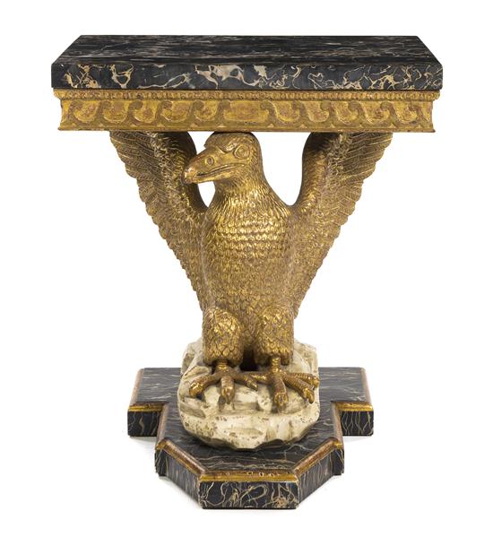 A George III Style Carved Giltwood Console