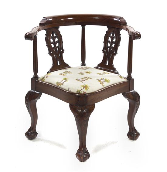 A George II Style Mahogany Corner 152523