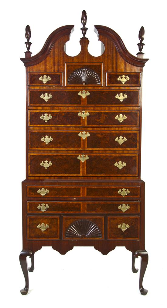  A Queen Anne Style Mahogany Highboy 15252c