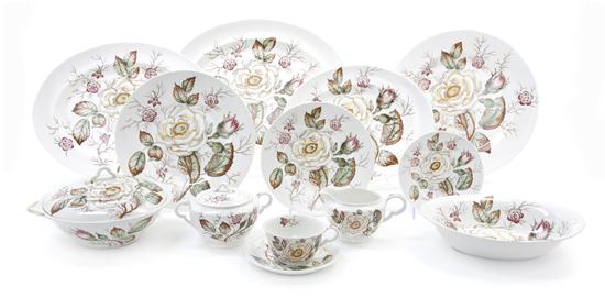 * An English Porcelain Dinner Service