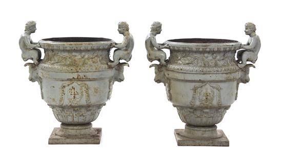 * A Pair of Victorian Cast Iron