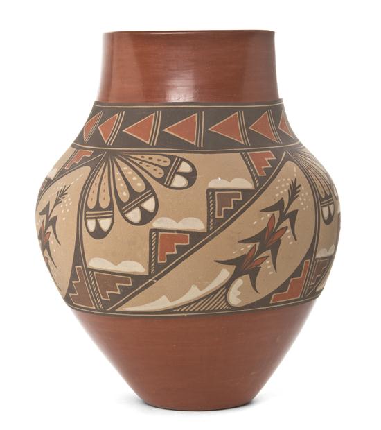 A Jemez Redware Vase Virginia Ponca