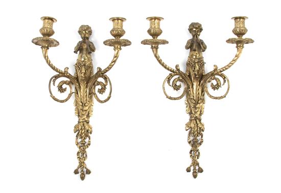 A Pair of Louis XVI Style Gilt 1525ee