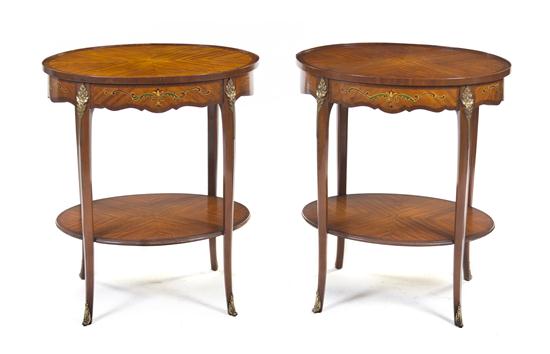 A Pair of Louis XV Style Marquetry 152602