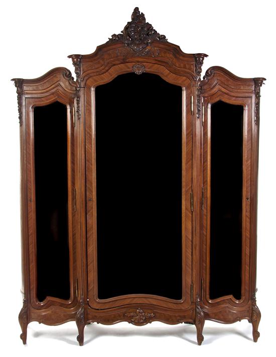 A Louis XV Style Kingwood Armoire 1525ff