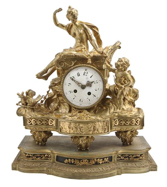 A French Gilt Bronze Mantel Clock 152617