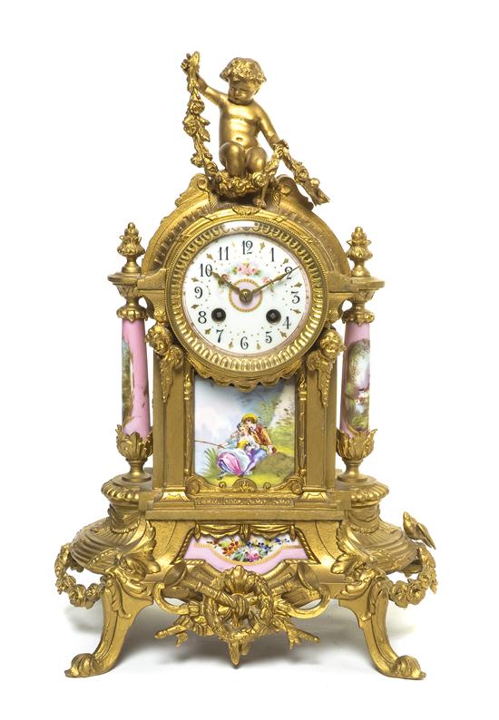 A Louis XVI Style Gilt Metal and