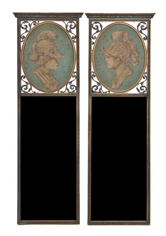  A Pair of Neoclassical Painted 15263c