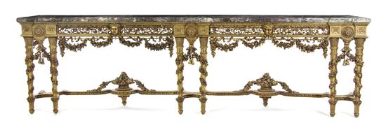 A Neoclassical Giltwood Console 15263a