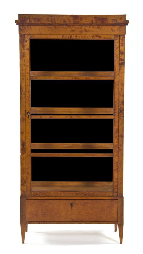  A Biedermeier Burlwood Vitrine 152689