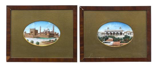 A Pair of Continental Painted Ivory 152698