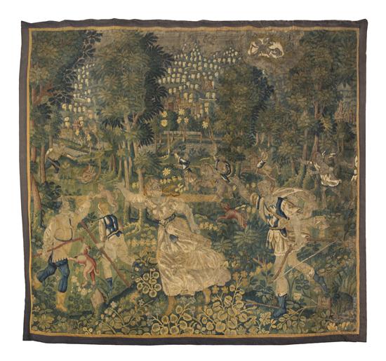 A Continental Wool Tapestry depicting 1526af