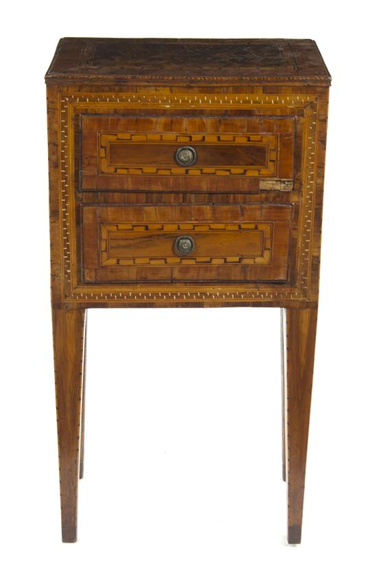 * A Continental Marquetry Chest