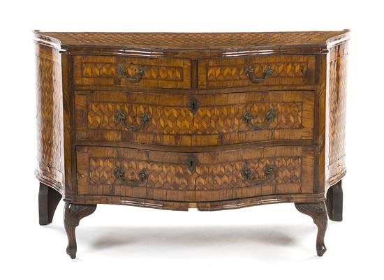  A Continental Parquetry Commode 1526bd