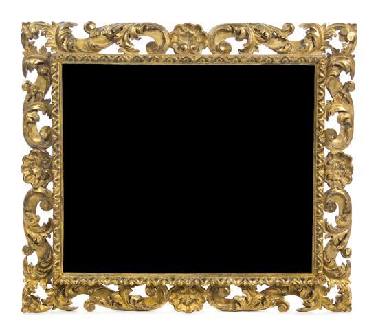 An Italian Giltwood Mirror having 1526e1