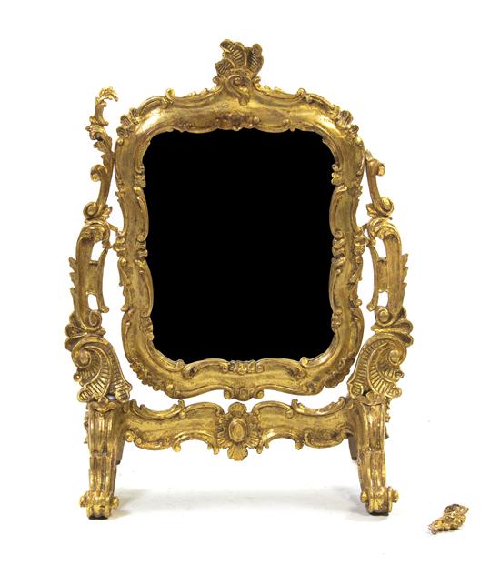 A Venetian Giltwood Dressing Mirror