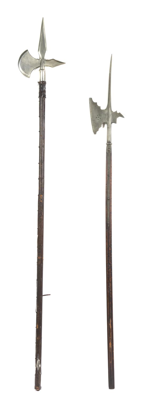 * Four Continental Iron Halberds