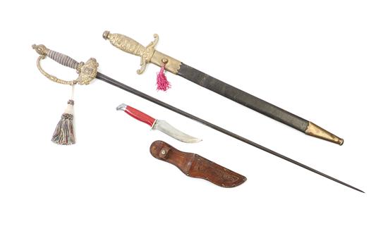  Three Bladed Weapons of various 15270a