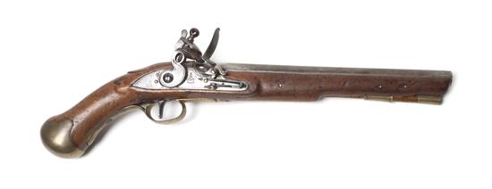 An English Naval Flintlock Pistol