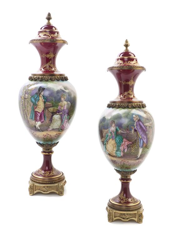 A Pair of Sevres Style Porcelain 152736