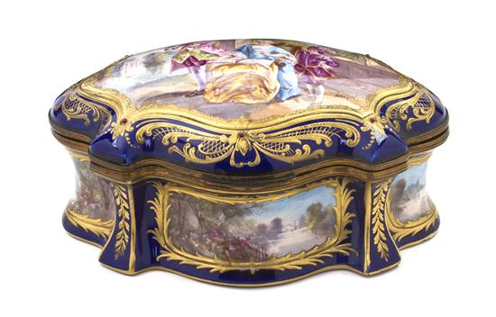 A Sevres Style Porcelain Table 15273b