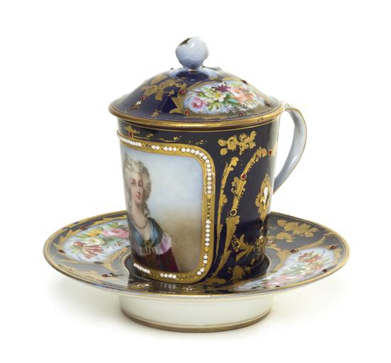  A Sevres Style Porcelain Covered 152740