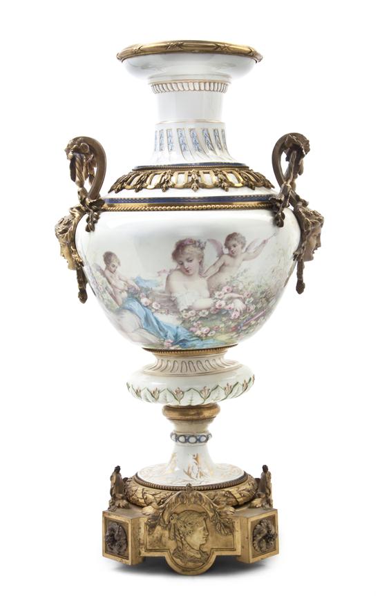 * A Sevres Style Porcelain and