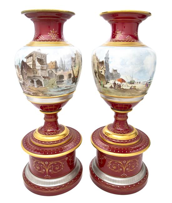 A Pair of Continental Porcelain 152749
