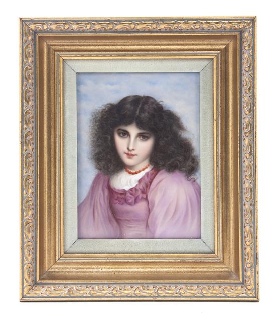 A Berlin K P M Porcelain Plaque 15276e