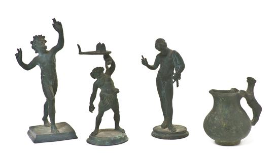 Four Grand Tour Bronzes after the Antique