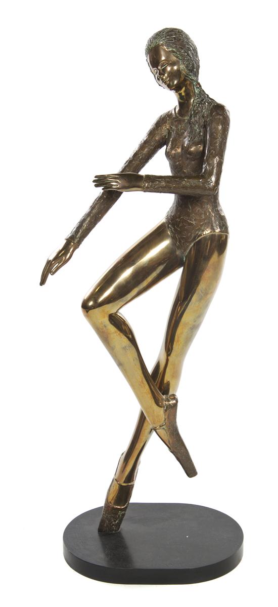* A Romanian/Canadian Bronze Figure