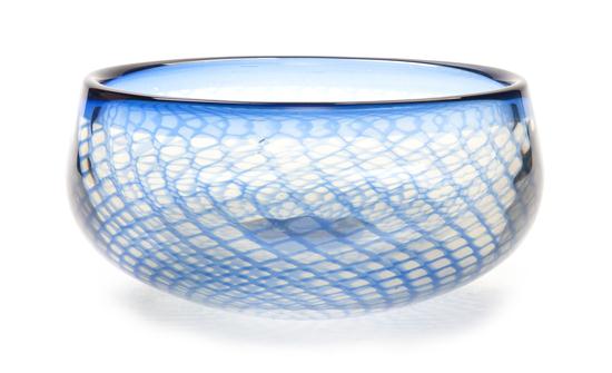 * An Orrefors Glass Bowl Sven Palmquist