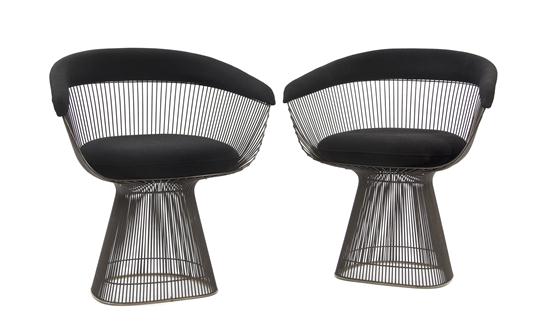 A Pair of Wire Chairs Warren Platner 152826