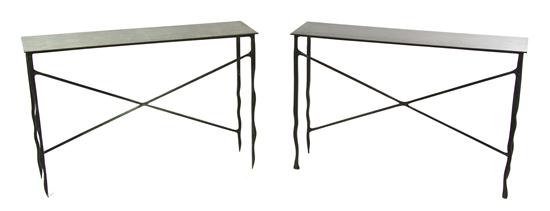 A Pair of Bronze Side Tables Neil 152832