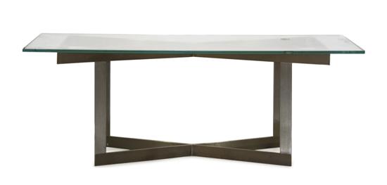 A Modernist Steel and Glass Dining 152838