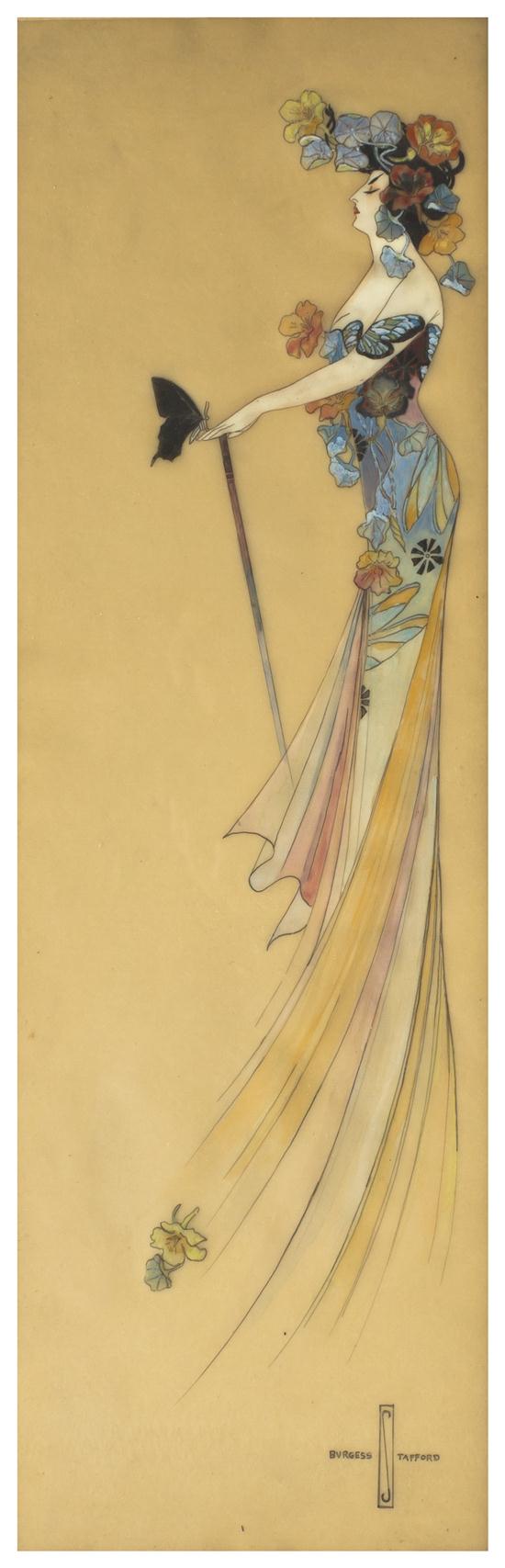 An Art Nouveau Illustration Burgess