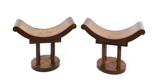 A Pair of French Art Deco Mahogany 15285f